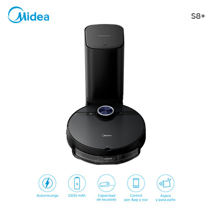 Aspiradora y trapeadora robot Midea S8+
