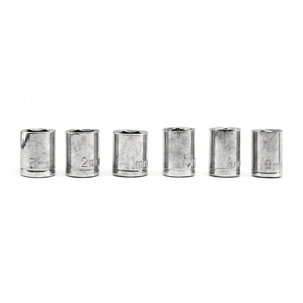 JUEGO DE DADO 1/4” 17PZ 4-13MM LH-131