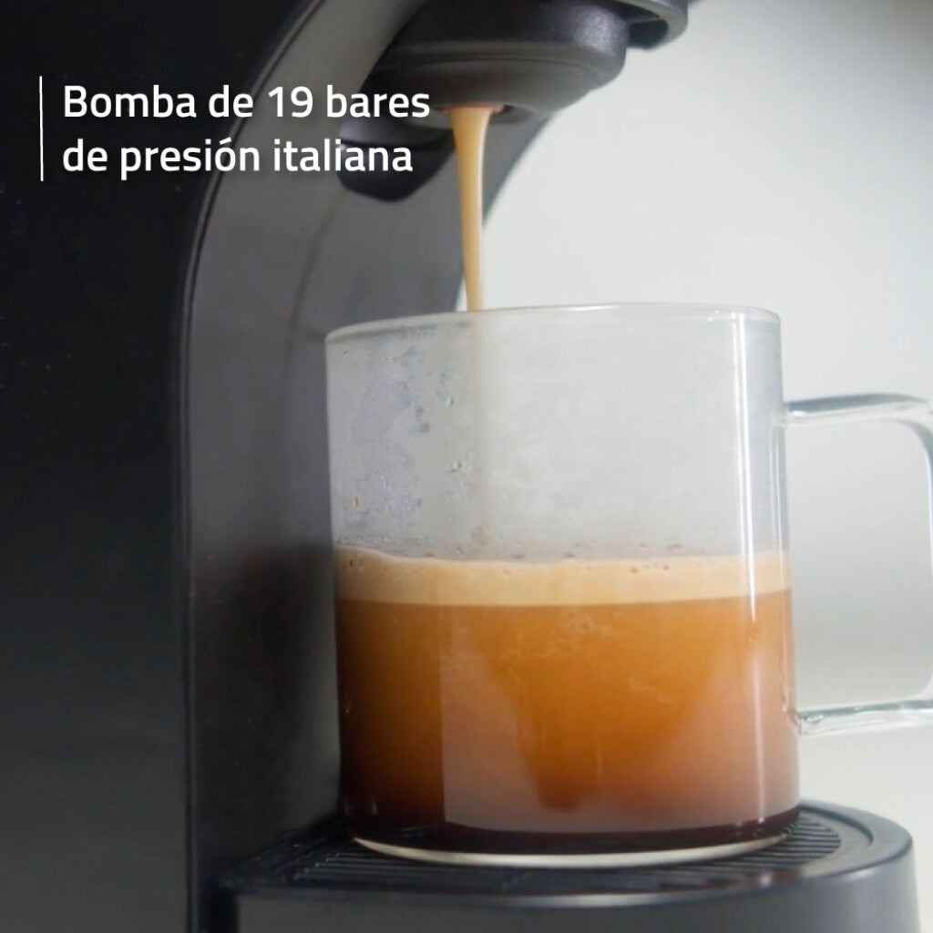 cafetera 3 usos, nespresso, dolce gusto y café molido
