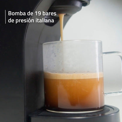 cafetera 3 usos, nespresso, dolce gusto y café molido