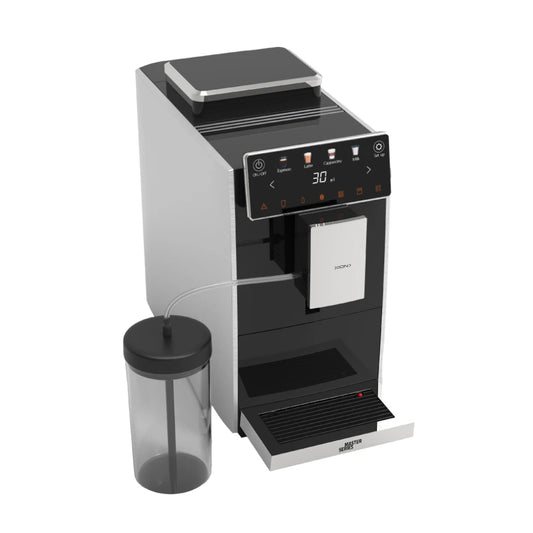 cafetera espresso cappuccino automática con molinillo