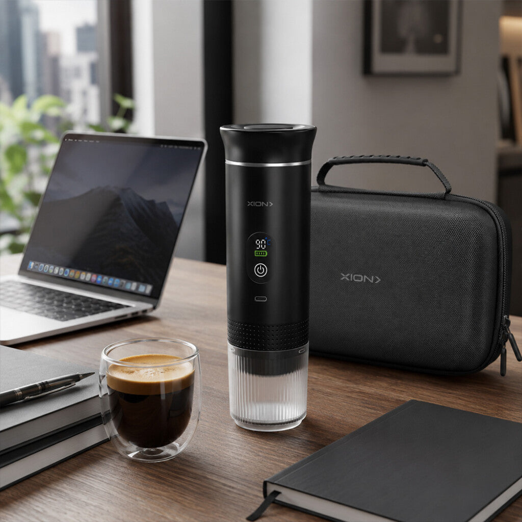 cafetera portátil para capsula y café molido