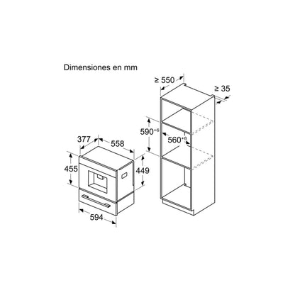 Cafetera totalmente integrable Bosch CTL7181B0