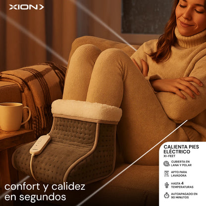 calienta pies eléctrico