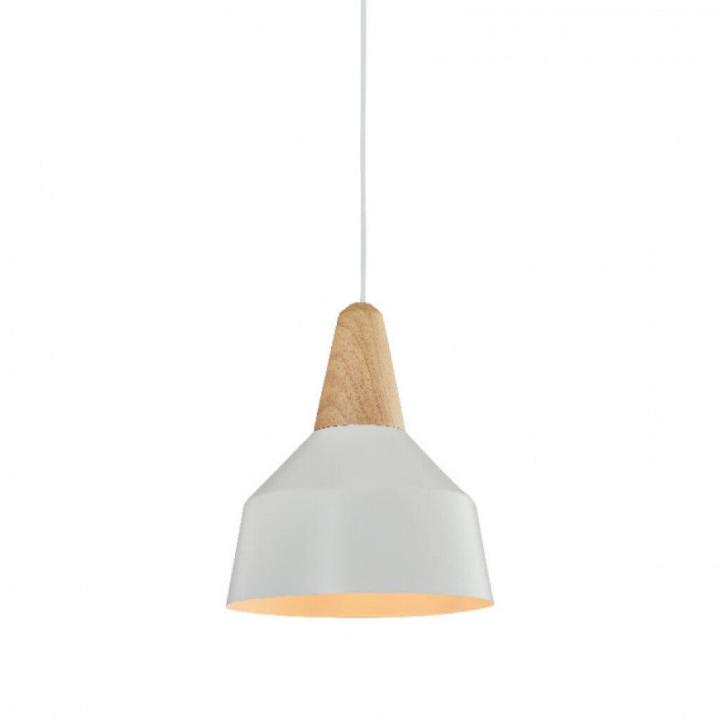 Campana de Aluminio y madera estilo nórdico