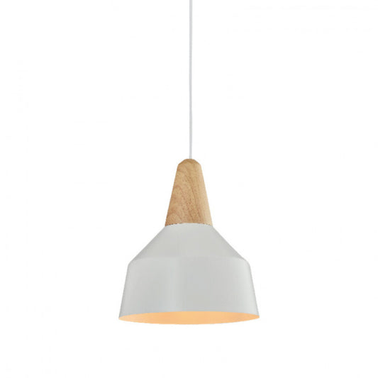 Campana de Aluminio y madera estilo nórdico