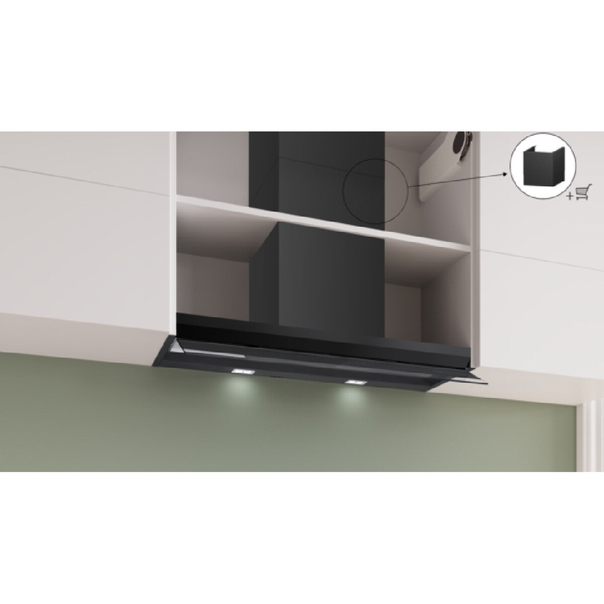 Campana decorativa integrada Bosch DBB97DP60 90 cm