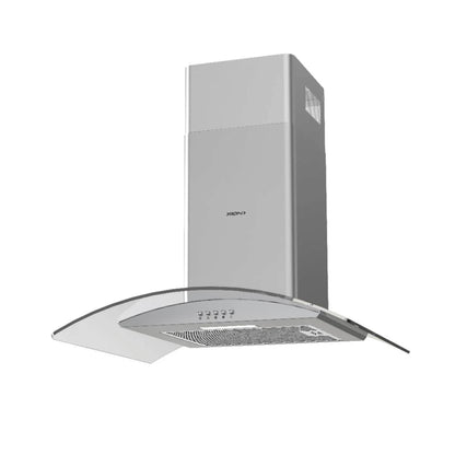 campana extractora acero inox con vidrio 60 cm