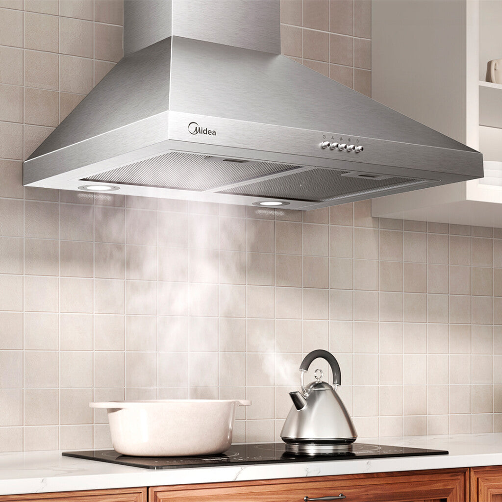 Campana extractora purificadora 60cm Midea MH60A15EM22SB