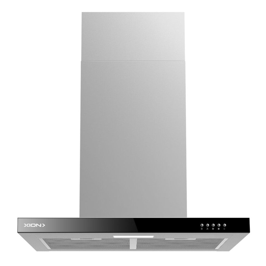 campana extractora xion tipo t acero inox 60cm
