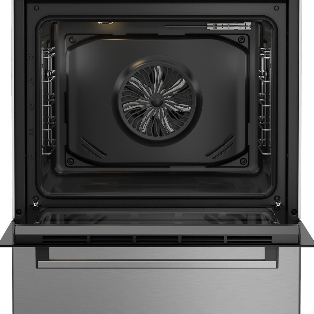 Cocina vitrocerámica 65L con grill 60cm Beko FBM67320XS