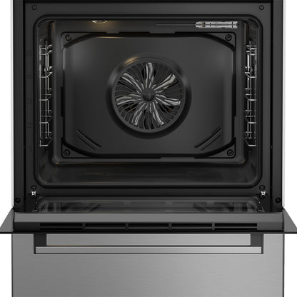 Cocina vitrocerámica 65L con grill 60cm Beko FBM67320XS