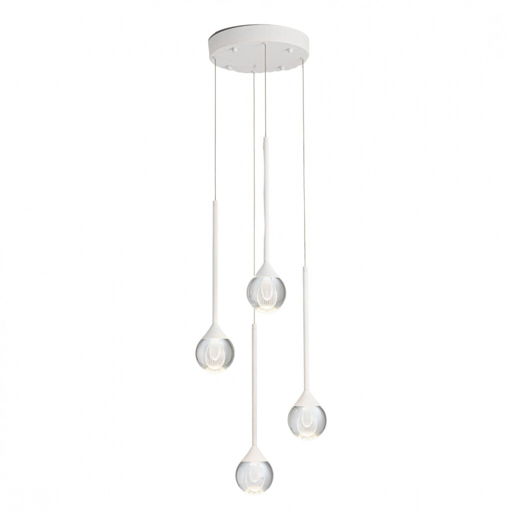 Colgante led de suspender con 4 esferas flotantes 20W