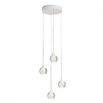 Colgante led de suspender con 4 esferas flotantes 20W