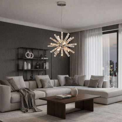 Colgante Led esfera 18 luces 50W Dimerizable