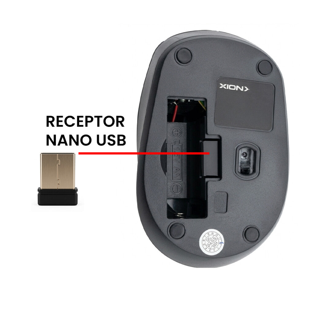 combo mouse y teclado inalámbrico.
