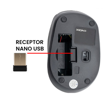 combo mouse y teclado inalámbrico.