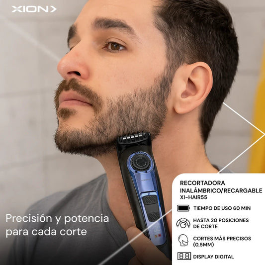 cortadora de pelo y barba inalámbrica