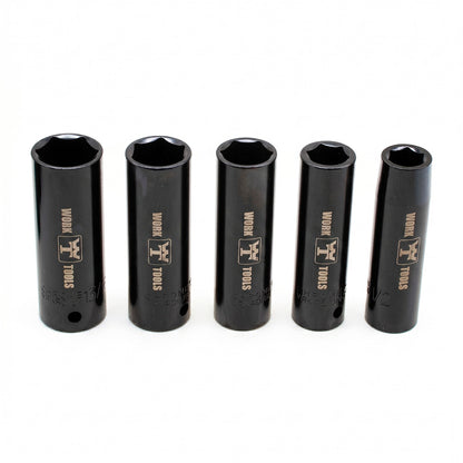 JUEGO DE DADO IMPACTO 1/2”-3/8” 38PZ WORKT PT04143