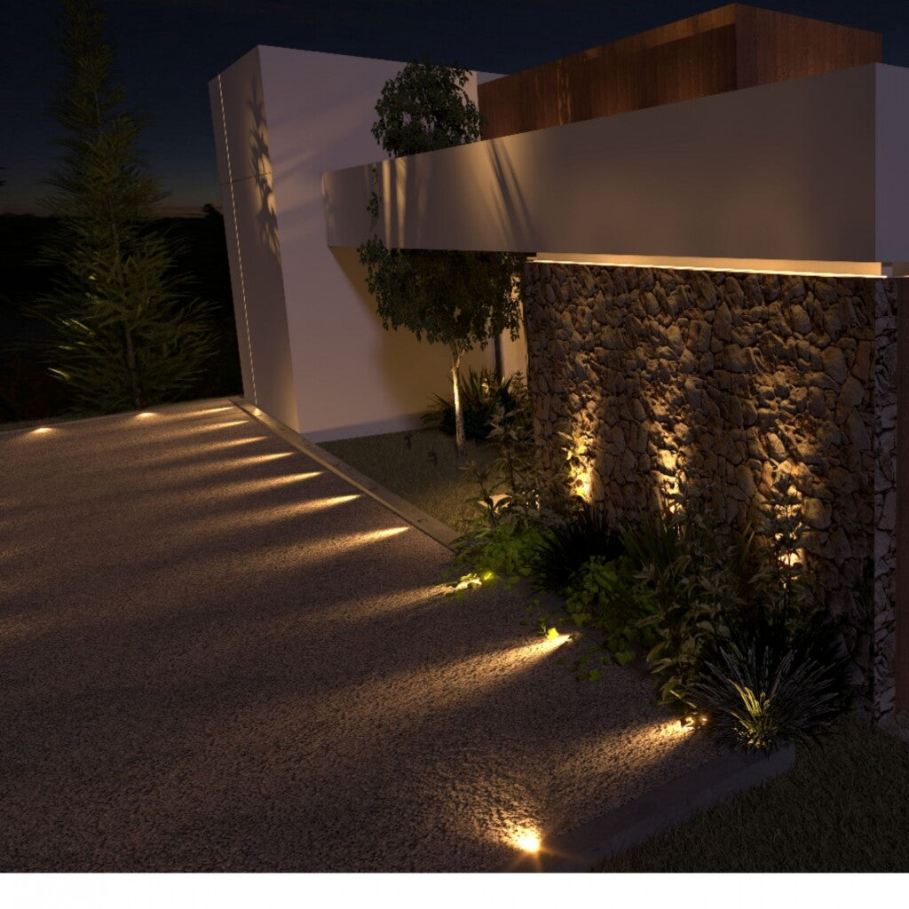 Embutido Led 1 haz de luz Rasante IP67 24 volt