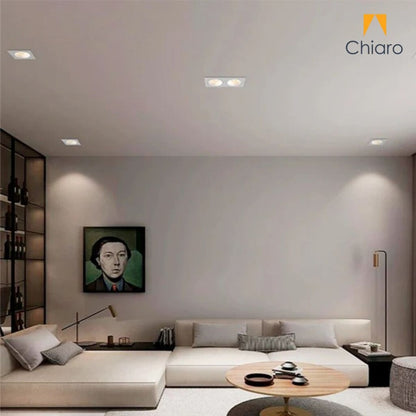 Embutido led 10w cuadrado móvil DIMERIZABLE 2700K