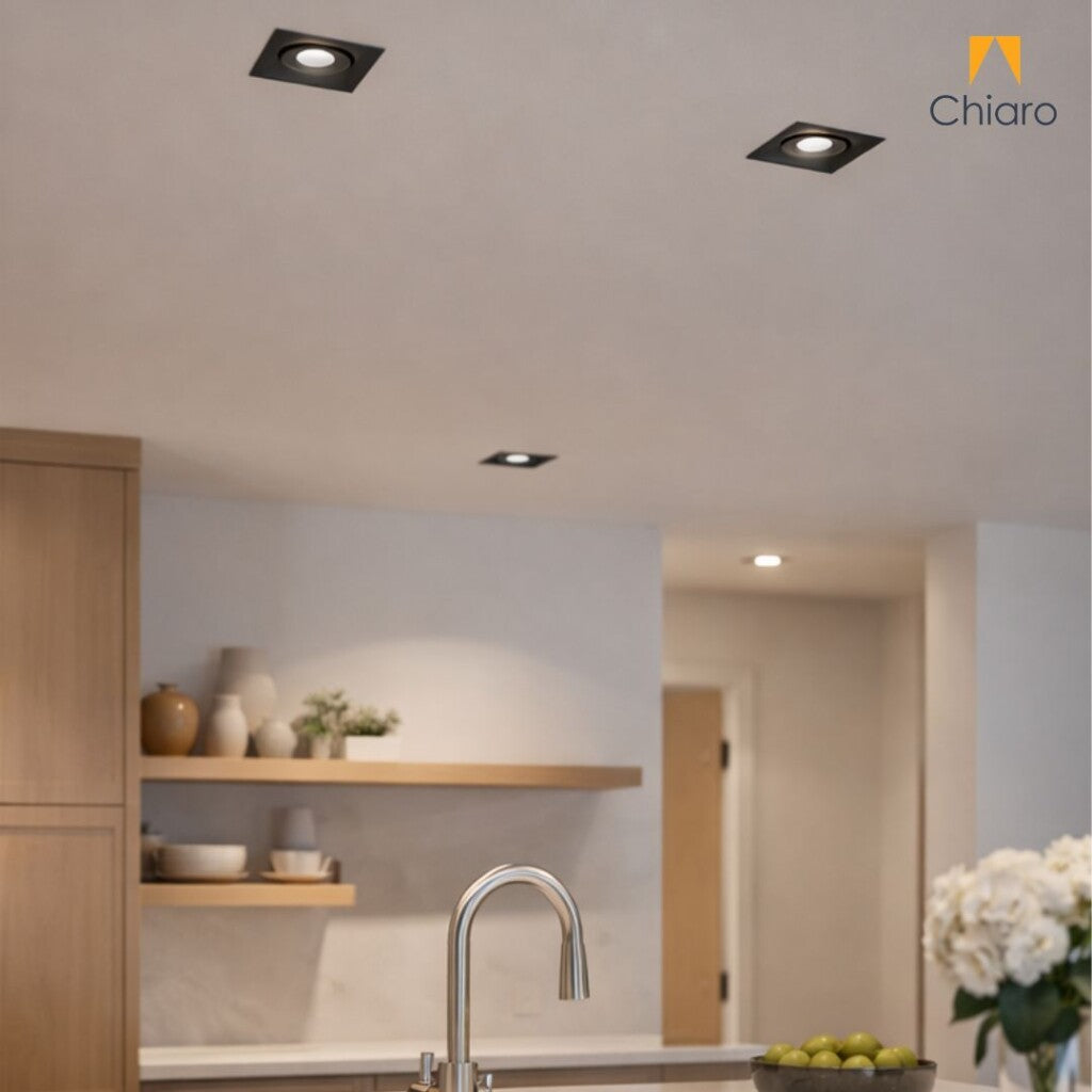 Embutido led 10w cuadrado móvil DIMERIZABLE 2700K