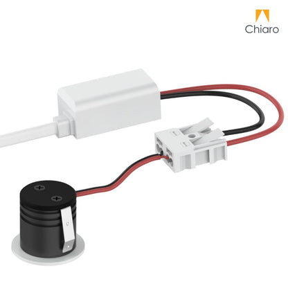 Embutido LED 3cm redondo para gabinete 1.8W 2700K BLANCO
