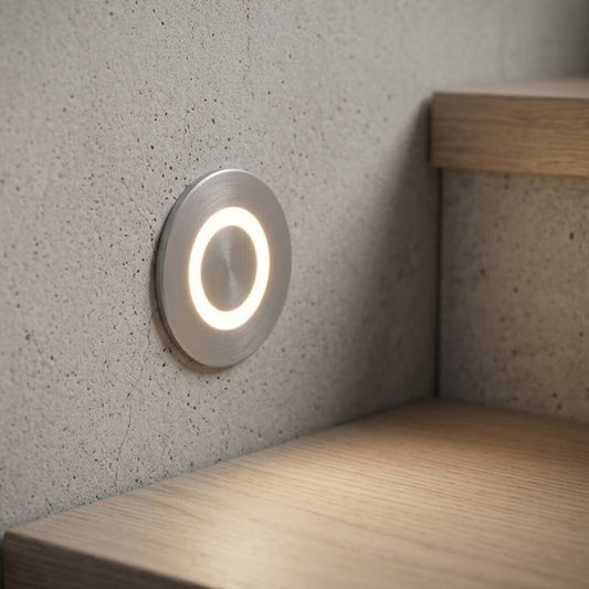 Embutido led anillo, de pared, IP65 24 volt