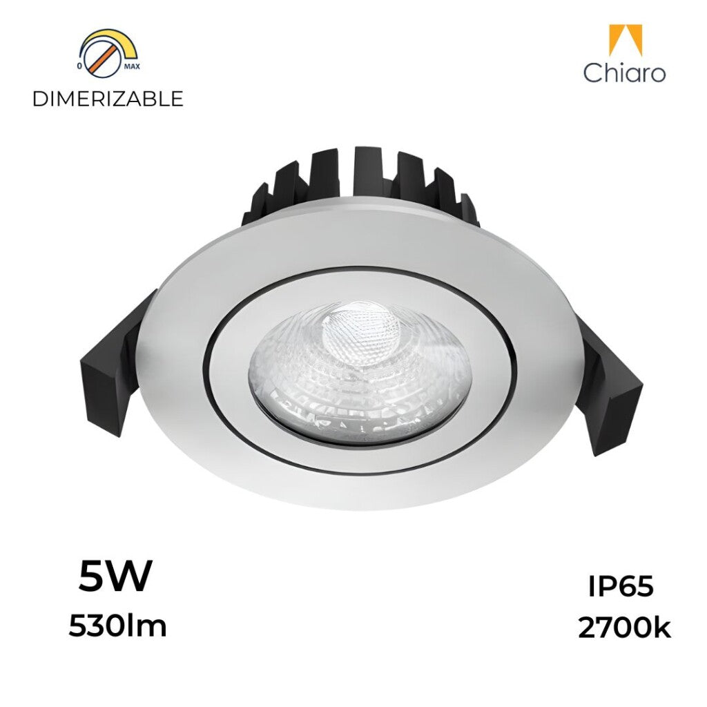 Embutido led para intemperie 5W MÓVIL Dimerizable GRIS