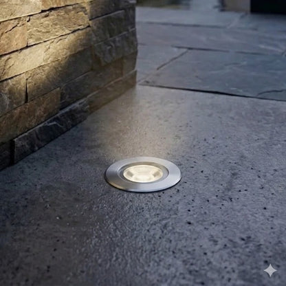 Embutido led piso 1-2w - 5cm IP67 24 volt