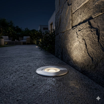 Embutido led piso 1-2w - 5cm IP67 24 volt