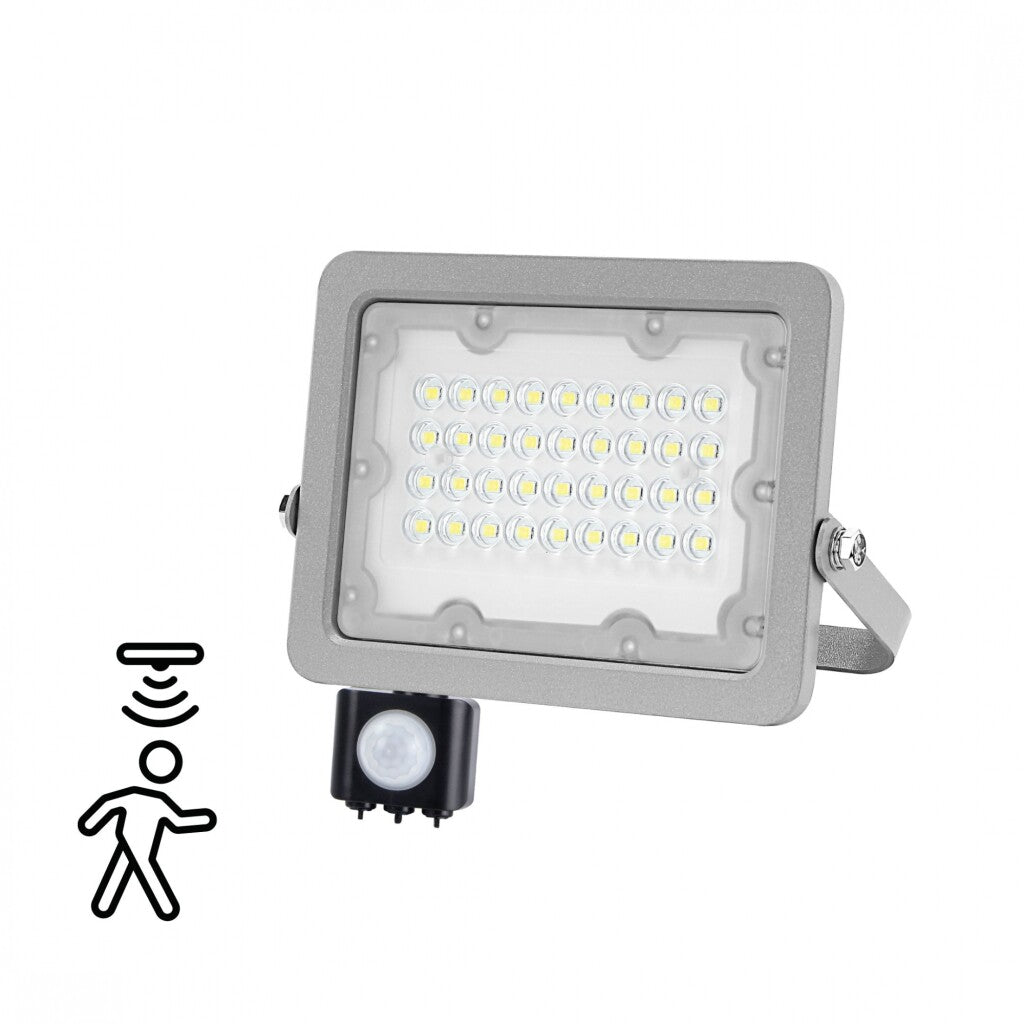 Foco Led 30w con sensor de movimiento