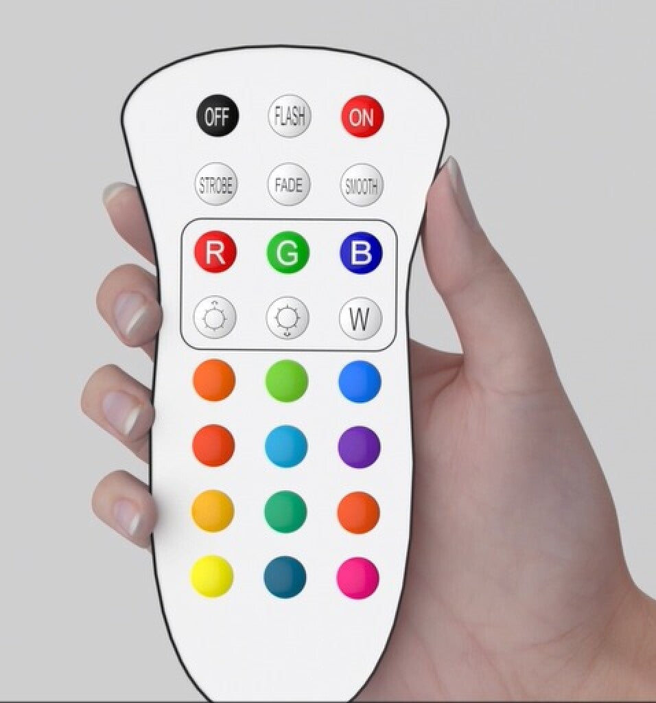 Foco Led Slim 50W RGB Multicolor a control remoto