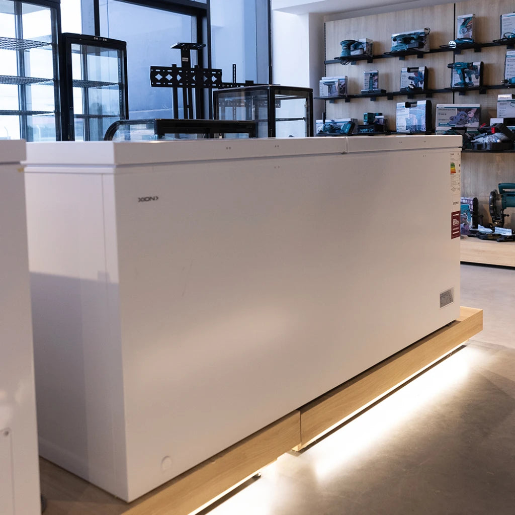 freezer horizontal xion 690 lts. doble puerta