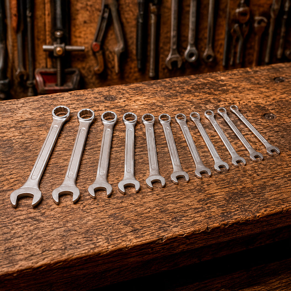 LLAVE COMBINADA 11PZ 6-19MM ALE-MAN YOS011