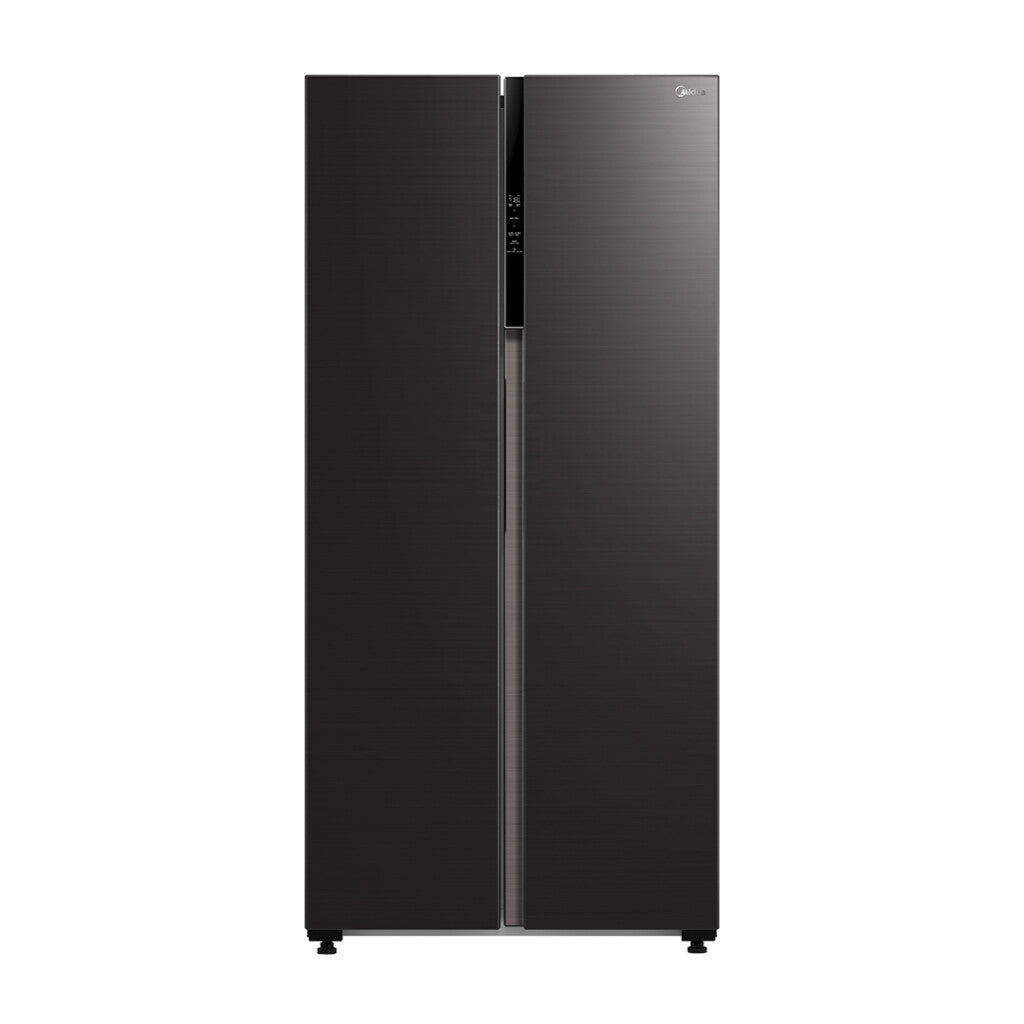 Heladera Black Inverter 482L Side by side Midea MDRS619FGR28