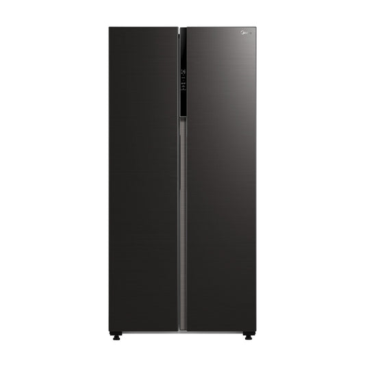 Heladera Black Inverter 482L Side by side Midea MDRS619FGR28