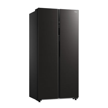 Heladera Black Inverter 482L Side by side Midea MDRS619FGR28