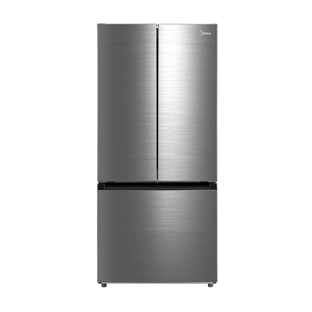 Heladera Inox Inverter 544L French door Midea MDRF700FGM46