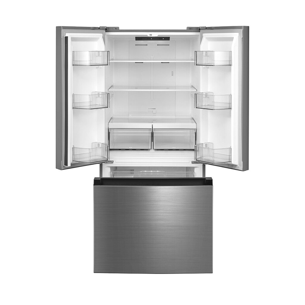 Heladera Inox Inverter 544L French door Midea MDRF700FGM46