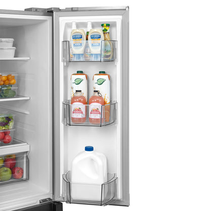 Heladera Inox Inverter 544L French door Midea MDRF700FGM46