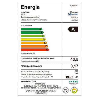 heladera multidoor electrolux 633lts.