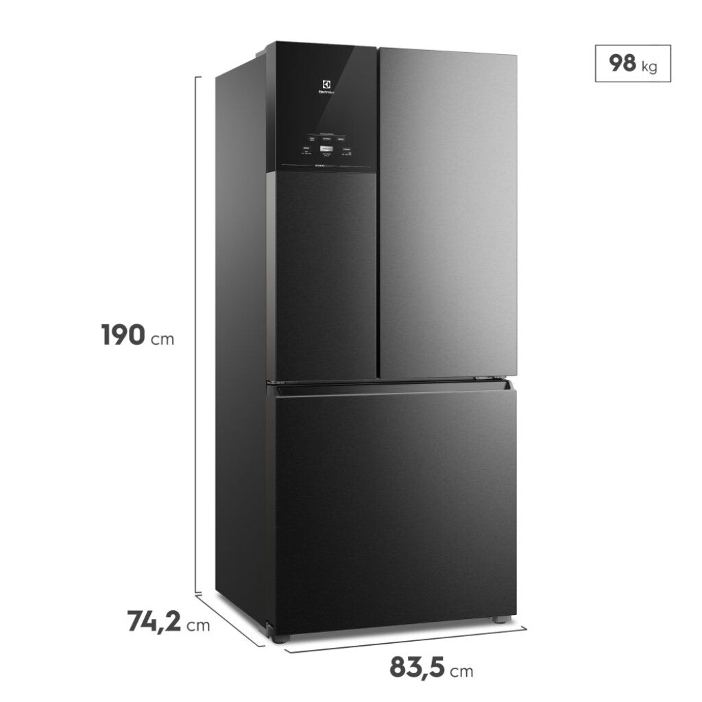 heladera multidoor electrolux 633lts.