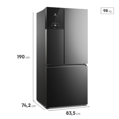 heladera multidoor electrolux 633lts.