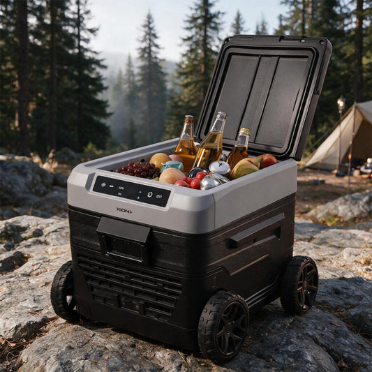 heladera refrigerador portátil 35 litros apta para auto