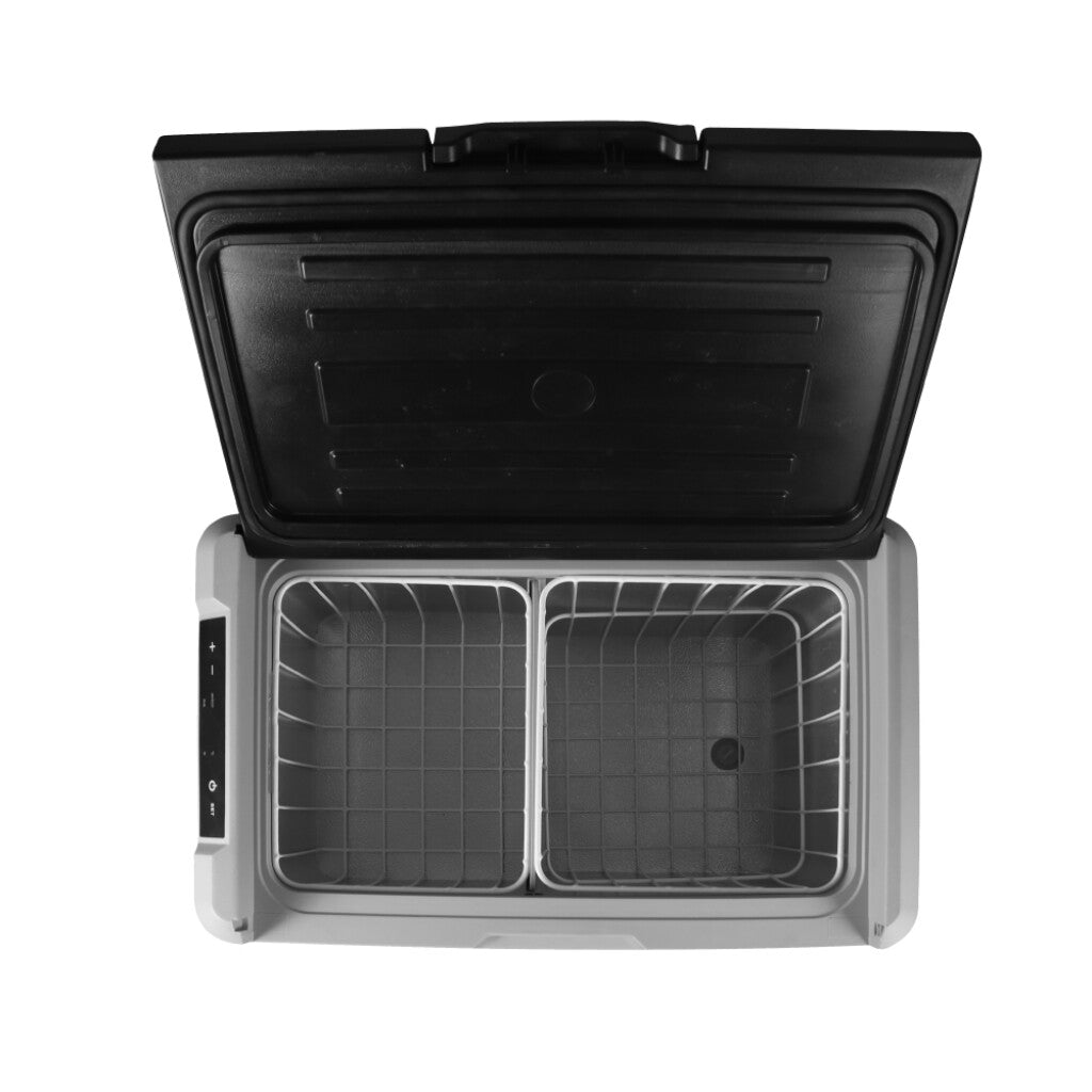 heladera refrigerador portátil 50 litros apta para auto