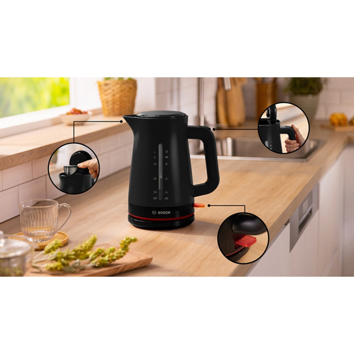 Hervidor de agua Bosch TWK3M123 MyMoment