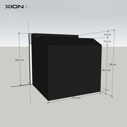 horno de empotrar 60 cm mecánico frente vidrio negro