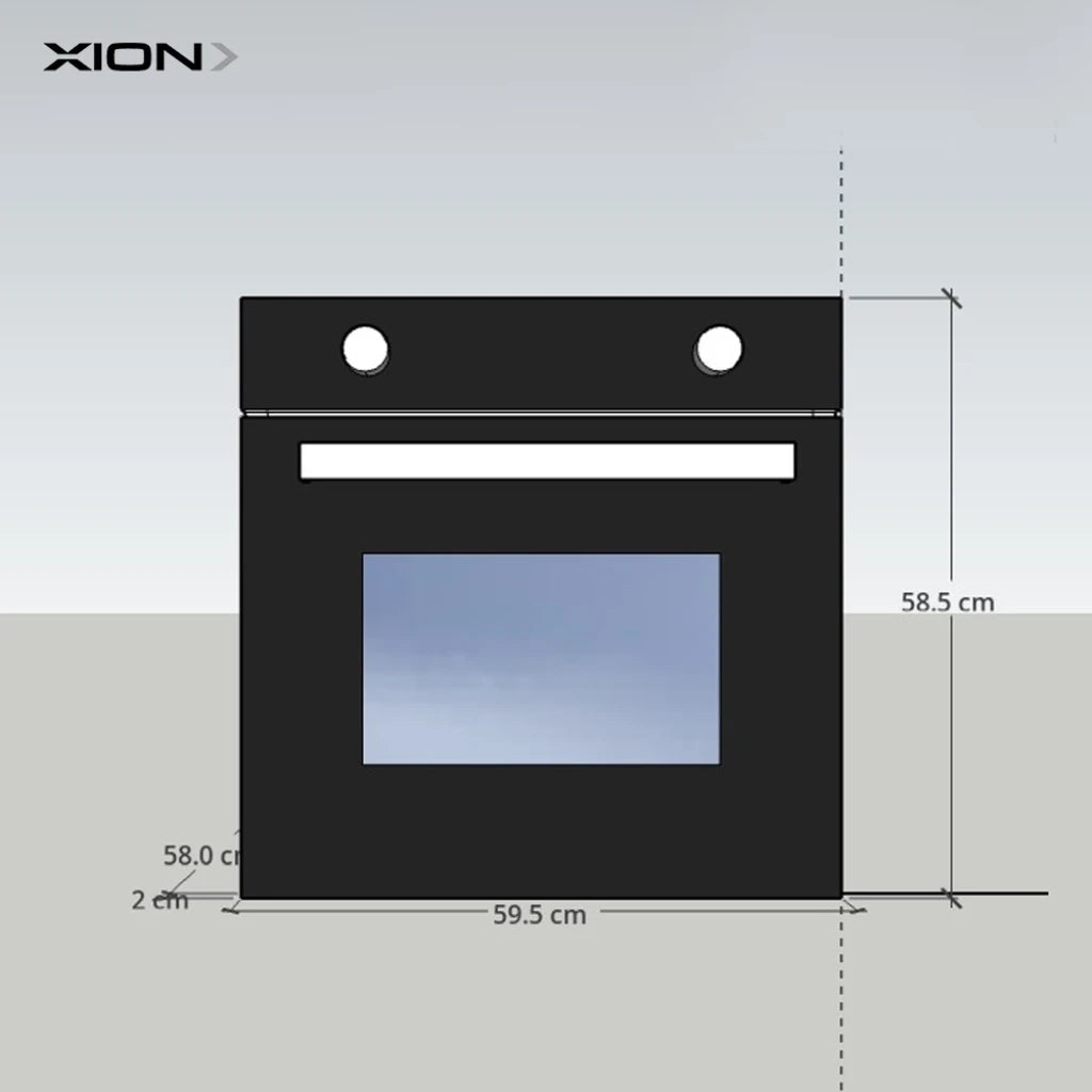 horno de empotrar 60cm mecánico frente acero inox
