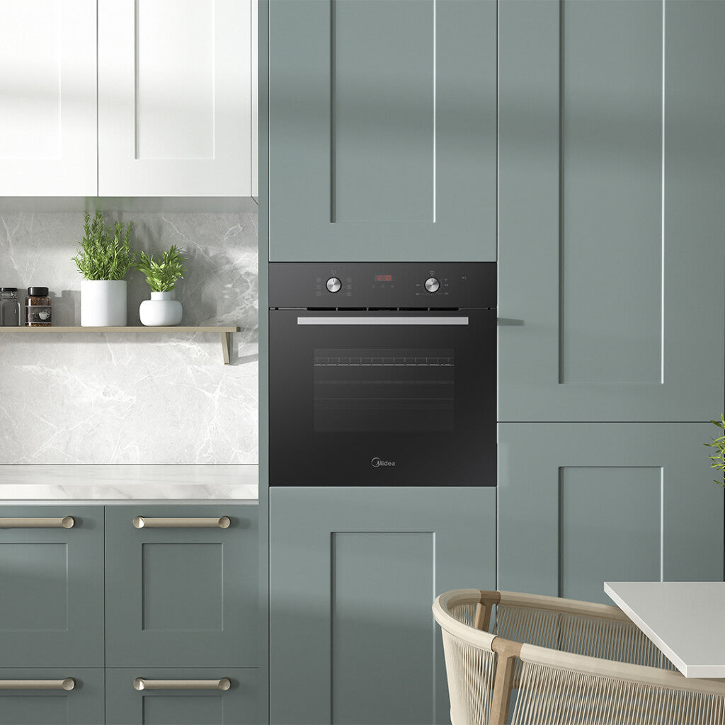 Horno empotrable 68L con grill 60cm Midea MBOGTD2-A60ECBK